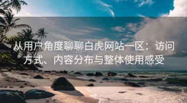 从用户角度聊聊白虎网站一区：访问方式、内容分布与整体使用感受