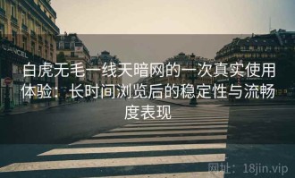 白虎无毛一线天暗网的一次真实使用体验：长时间浏览后的稳定性与流畅度表现