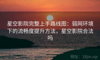 星空影院完整上手路线图：弱网环境下的流畅度提升方法，星空影院合法吗