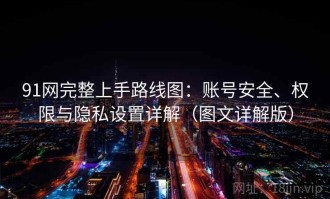91网完整上手路线图：账号安全、权限与隐私设置详解（图文详解版）