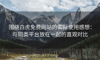 围绕白虎免费网站的实际使用感想：与同类平台放在一起的直观对比
