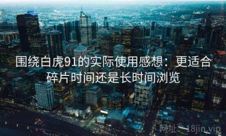 围绕白虎91的实际使用感想：更适合碎片时间还是长时间浏览