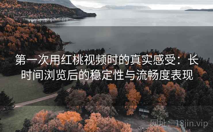 第一次用红桃视频时的真实感受：长时间浏览后的稳定性与流畅度表现