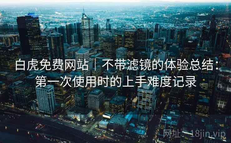 白虎免费网站｜不带滤镜的体验总结：第一次使用时的上手难度记录