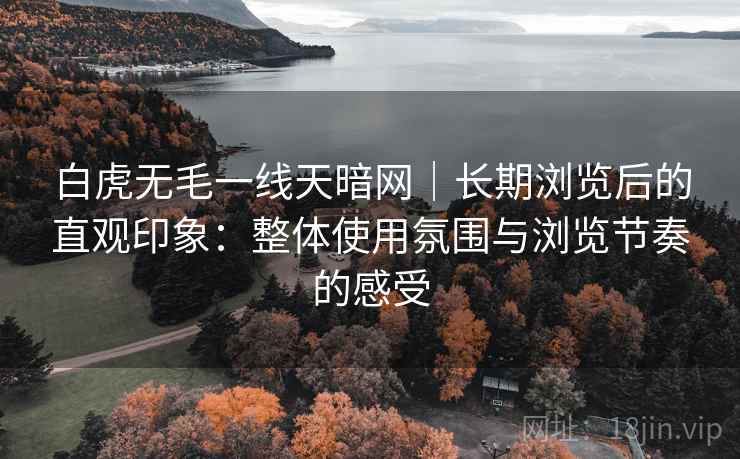 白虎无毛一线天暗网｜长期浏览后的直观印象：整体使用氛围与浏览节奏的感受