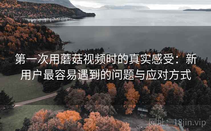 第一次用蘑菇视频时的真实感受:新用户最容易遇到的问题与应对方式 第一次用蘑菇视频时的真实感受:新用户最容易遇到的问题与应对方式