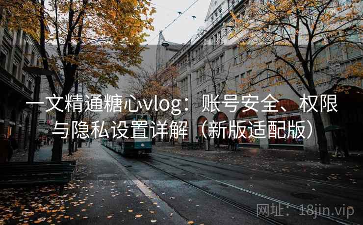 一文精通糖心vlog:账号安全、权限与隐私设置详解(新版适配版) 一文精通糖心vlog:账号安全、权限与隐私设置详解(新版适配版)