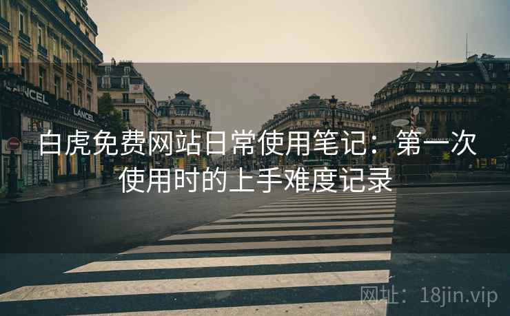 白虎免费网站日常使用笔记:第一次使用时的上手难度记录 白虎免费网站日常使用笔记:第一次使用时的上手难度记录