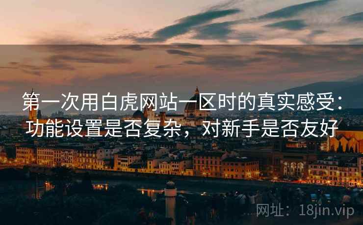 第一次用白虎网站一区时的真实感受:功能设置是否复杂,对新手是否友好 第一次用白虎网站一区时的真实感受:功能设置是否复杂,对新手是否友好
